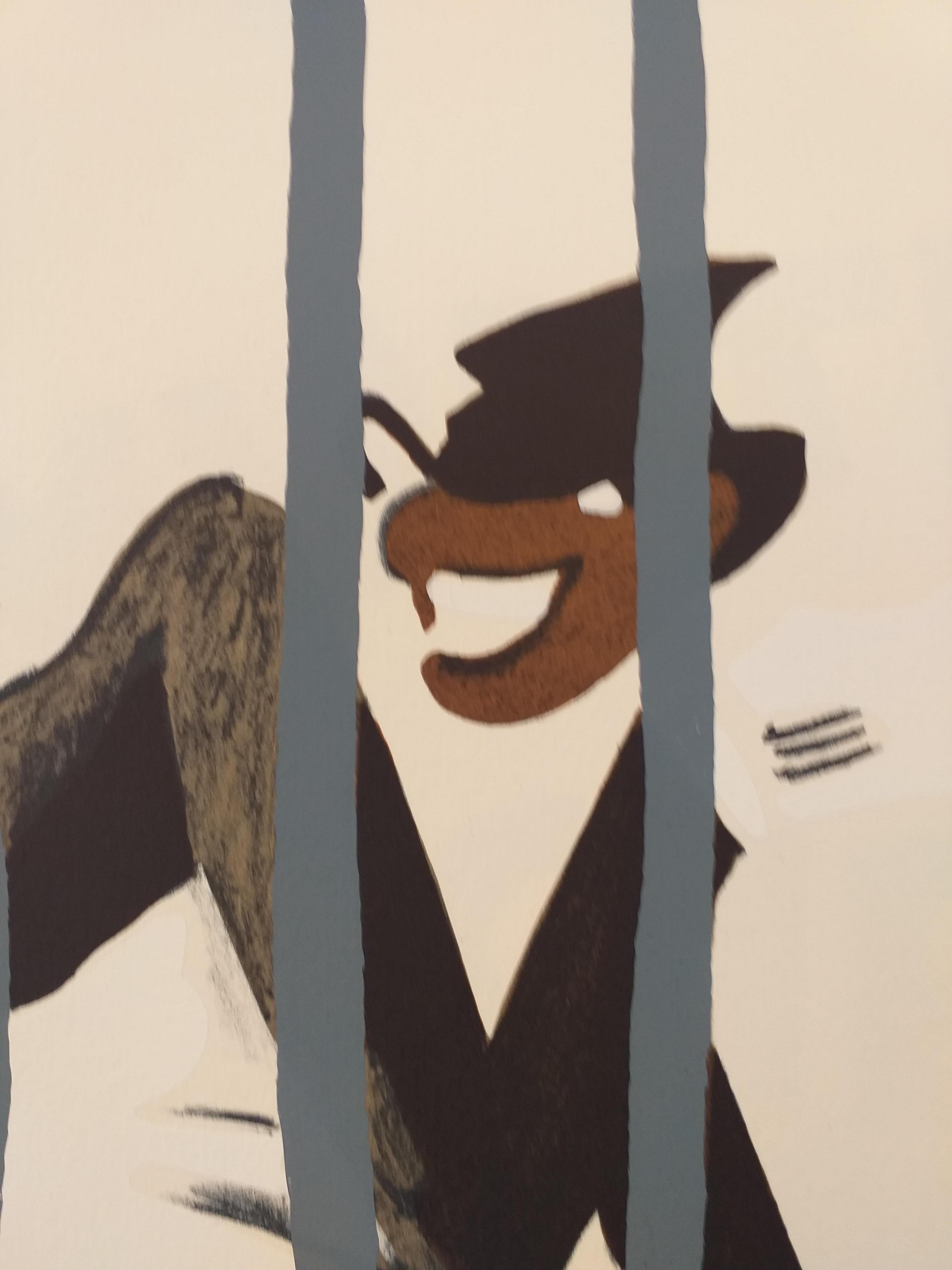 XXIe siècle et contemporain Affiche de l'artiste Paul Colin, LE TUMULTE NOIR 38 en vente