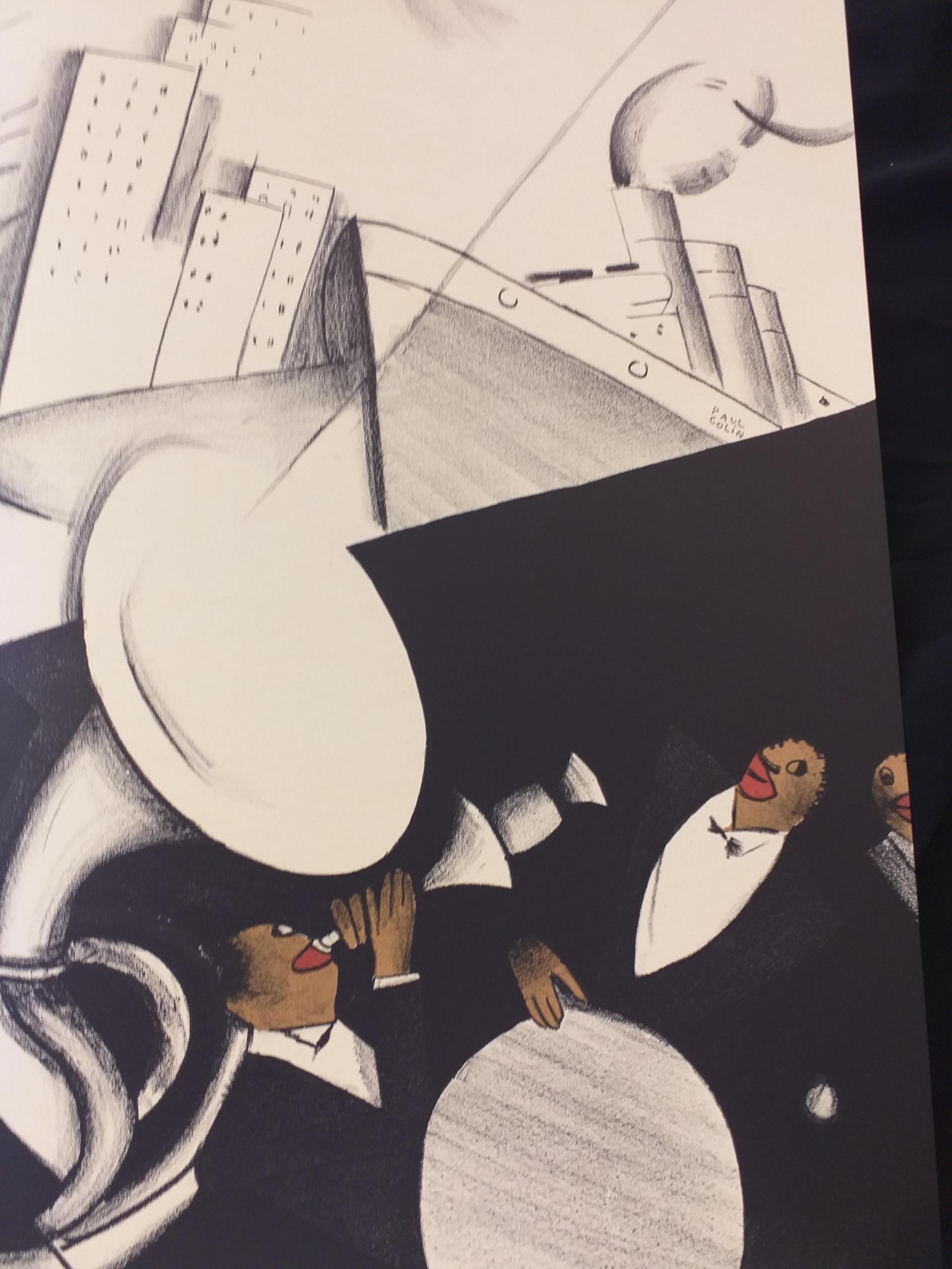 XXIe siècle et contemporain Affiche de l'artiste Paul Colin, Le Tumulte Noir 41 en vente