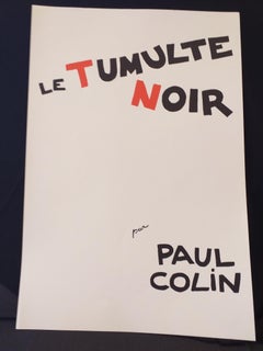 Poster von Paul Colin, Künstler LE TUMULTE NOIR 45