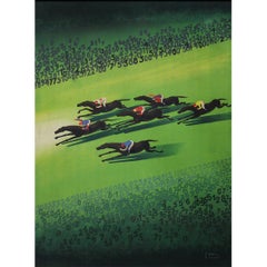 Manifesto francese del 1936 di Paul Colin - Lotteria nazionale francese - Grand prix de Paris