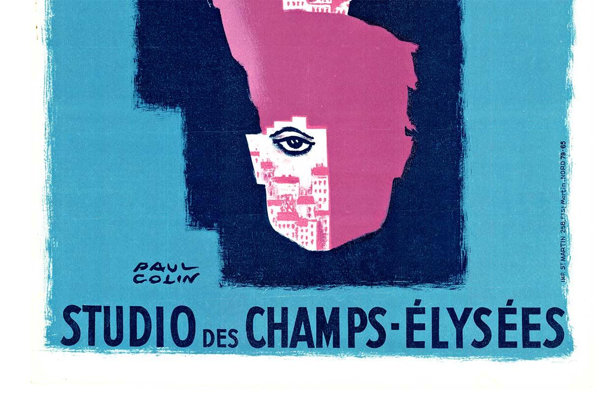 Un Homme Dans la Ville poster originale d'epoca francese - Print Art Déco di Paul Colin