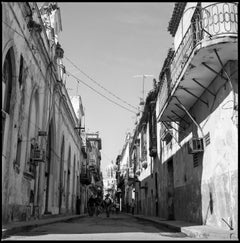 Edition 1/10 - The Streets of Old Havana, Cuba, Silver Gelatin Photograph