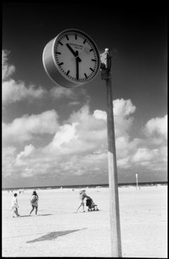 Edition 1/10 - 10:30, Deauville Beach, France, Silver Gelatin Photograph