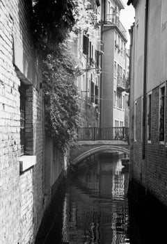 Edition 1/10 - Bridge Over Canal, Venice, Italy, Silver Gelatin Photograph