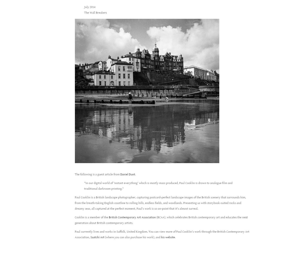 Edition 2/10 - Kalb, Heacham Beach, King's Lynn, Silber-Gelatinefotografie in Silber im Angebot 7