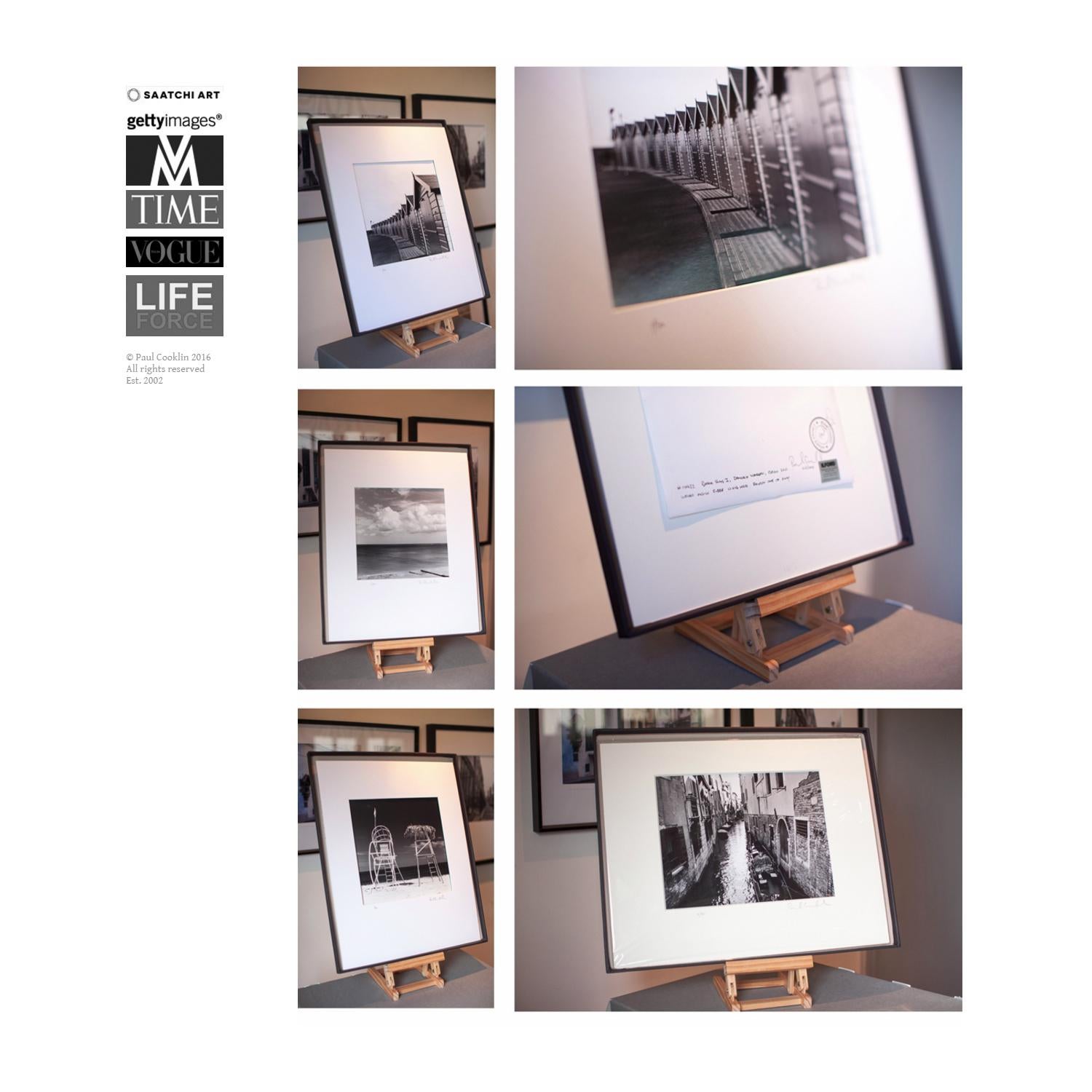 Edition 2/10 - Kalb, Heacham Beach, King's Lynn, Silber-Gelatinefotografie in Silber im Angebot 1