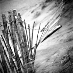 Edition 1/10 - Fence, Dawlish Warren, Devon, Silver Gelatin Photograph