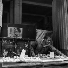 Auflage 1/10 - Obst- und Gemüseverkäufer, Havana, Kuba, Silber-Gelatinefotografie