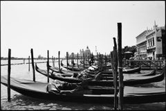 Edition 1/10 -- Gondola's, Grand Canal, Venice, Silver Gelatin Photograph