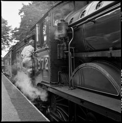Edition 1/10 - Locomotive Engineer, The Poppy Line, Silver Gelatin Photograph