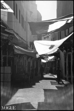 Edition 1/10 - Medina Market, Fes, Marokko, Silber-Gelatinefotografie in Silber