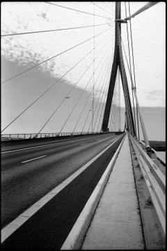 Edition 1/10 - Pont de Normandie, France, Silver Gelatin Photograph