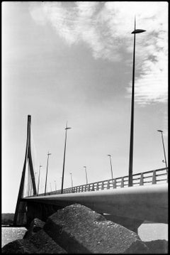 Édition 1/10 - Pont de Normandie, France, photographie à la gélatine argentique