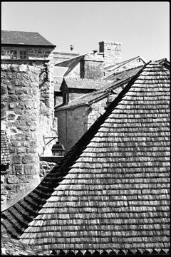 Edition 1/10 - Rooftops, Mont Saint Michel, France Photograph, 2016