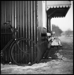 Edition 1/10 - Vintage Bicycle, Mid-Suffolk Light Railway Photograph, 2009