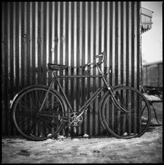 Édition 1/10 - Vintage Bicycle, Mid-Suffolk Light Railway, Suffolk Photographie