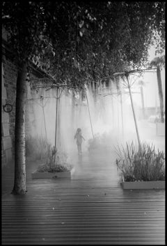 Edition 1/10 - Young Girl Running, Paris, France, Silver Gelatin Photograph