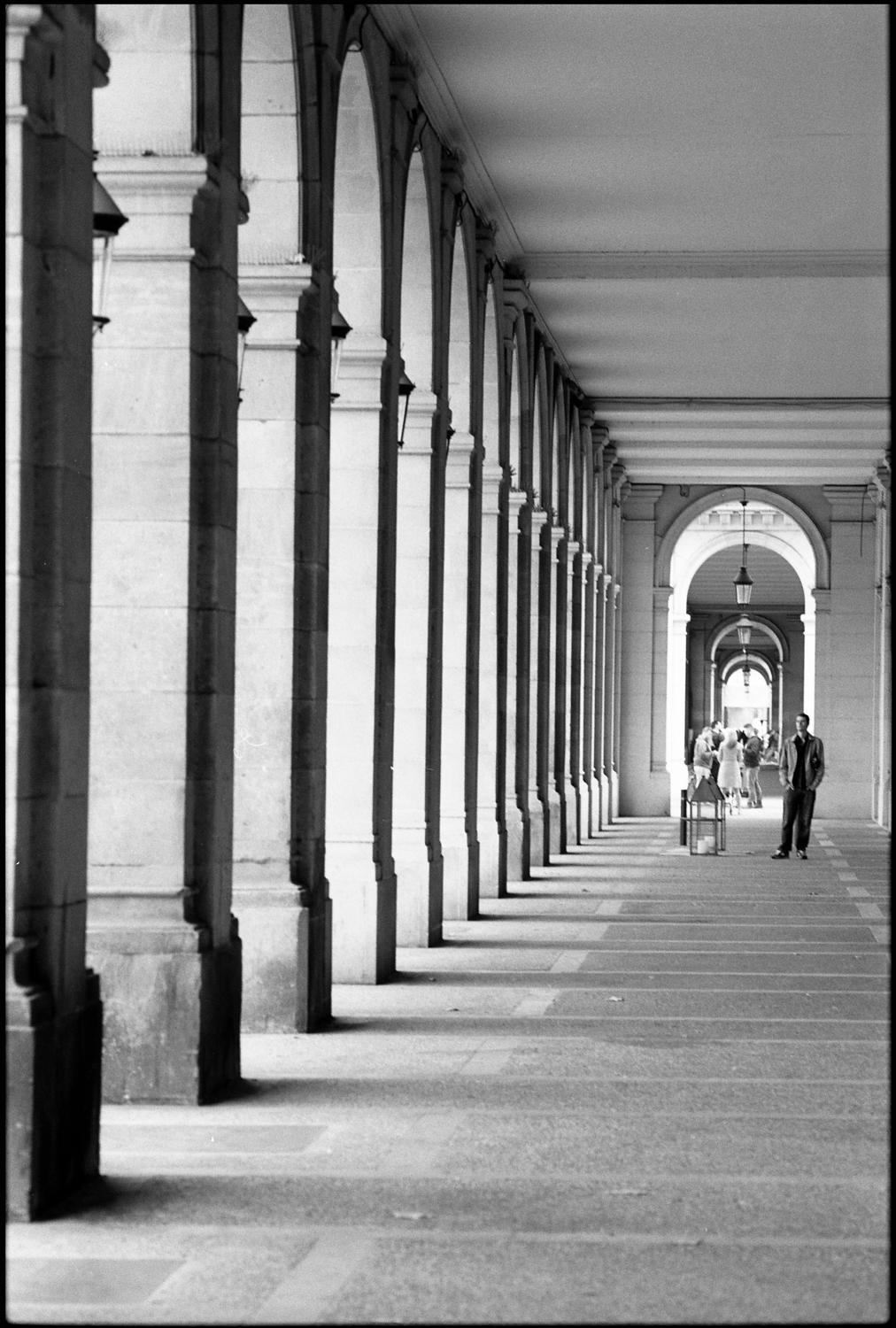 Paul Cooklin Black and White Photograph - Edition 2/10 - Arches, Barcelona, Spain, Silver Gelatin Photograph