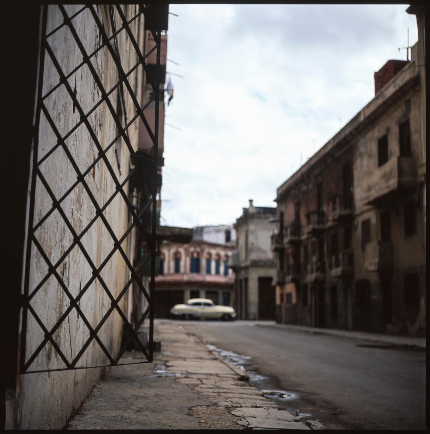 Paul Cooklin Landscape Photograph - Edition 2/10 - Deserted Street, Havana, Cuba, C-Type Photograph