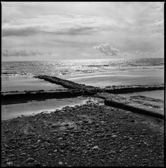 Edition 2/10 - Sea Wall, Dawlish Warren, Devon, Silver Gelatin Photograph