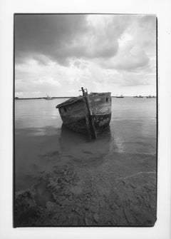 Signed Open Edition Silver Gelatin Print, 'Boat, Orford Ness Suffolk' Photograph