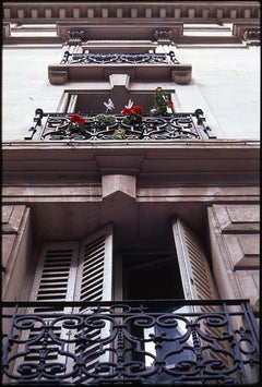 Facciata del balcone, Parigi, Francia Stampa, 2010