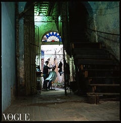 Cuban Barber Shop, Old Havana, Cuba Print