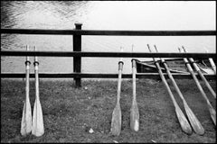 Rowing Oars, Rowing Boat, Dedham Vale Print, 2019