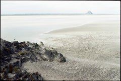 Vista di Saint Leonard su Saint Mont Michel Stampa