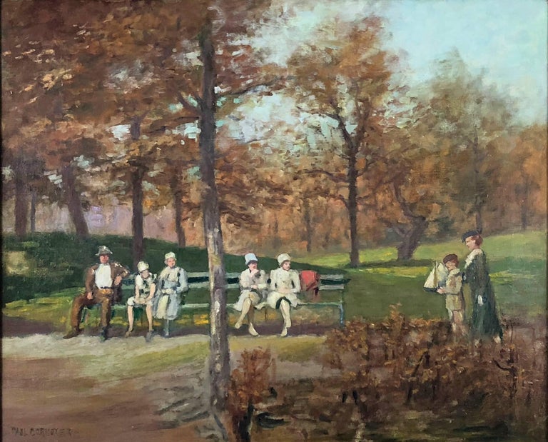 Paul Cornoyer Landscape Painting - Central Park Autumn