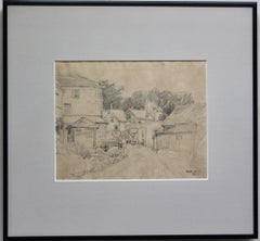 Paul Cornoyer „Road through a Country Village“