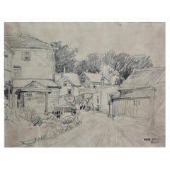 Paul Cornoyer 'Road through a Country Village"