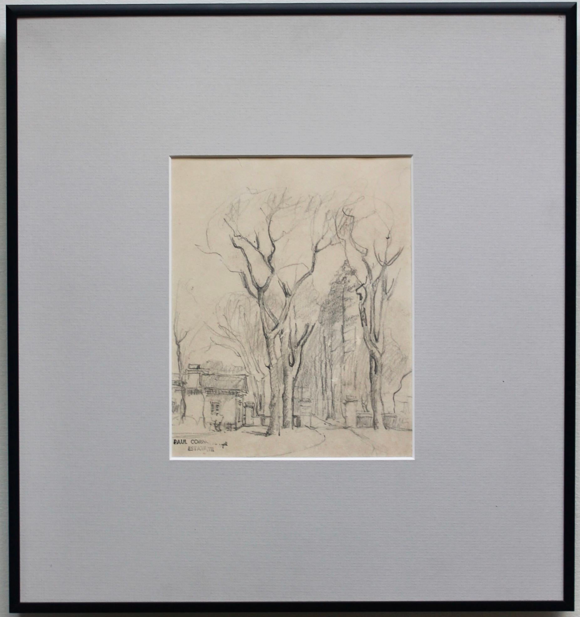 These Paul Cornoyer pencil sketches all bear labels from the David Findlay Jr.
Gallery and were exhibited in the 1973 Cornoyer Retrospective at The Lakeview Center for The Arts & Sciences in Peoria Illinois. The exhibit drew heavily from the