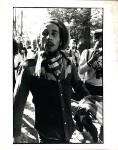 Bob Marley Walking Outdoors Vintage Original Photograph