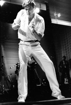 Brian Ferry Performing on Stage with Roxy Music Vintage Original Photograph