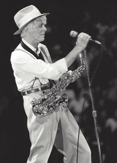 David Bowie Performing with Saxaphone Vintage Original Photograph