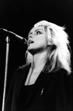 Debbie Harry of Blondie Singing to Audience Vintage Original Photograph