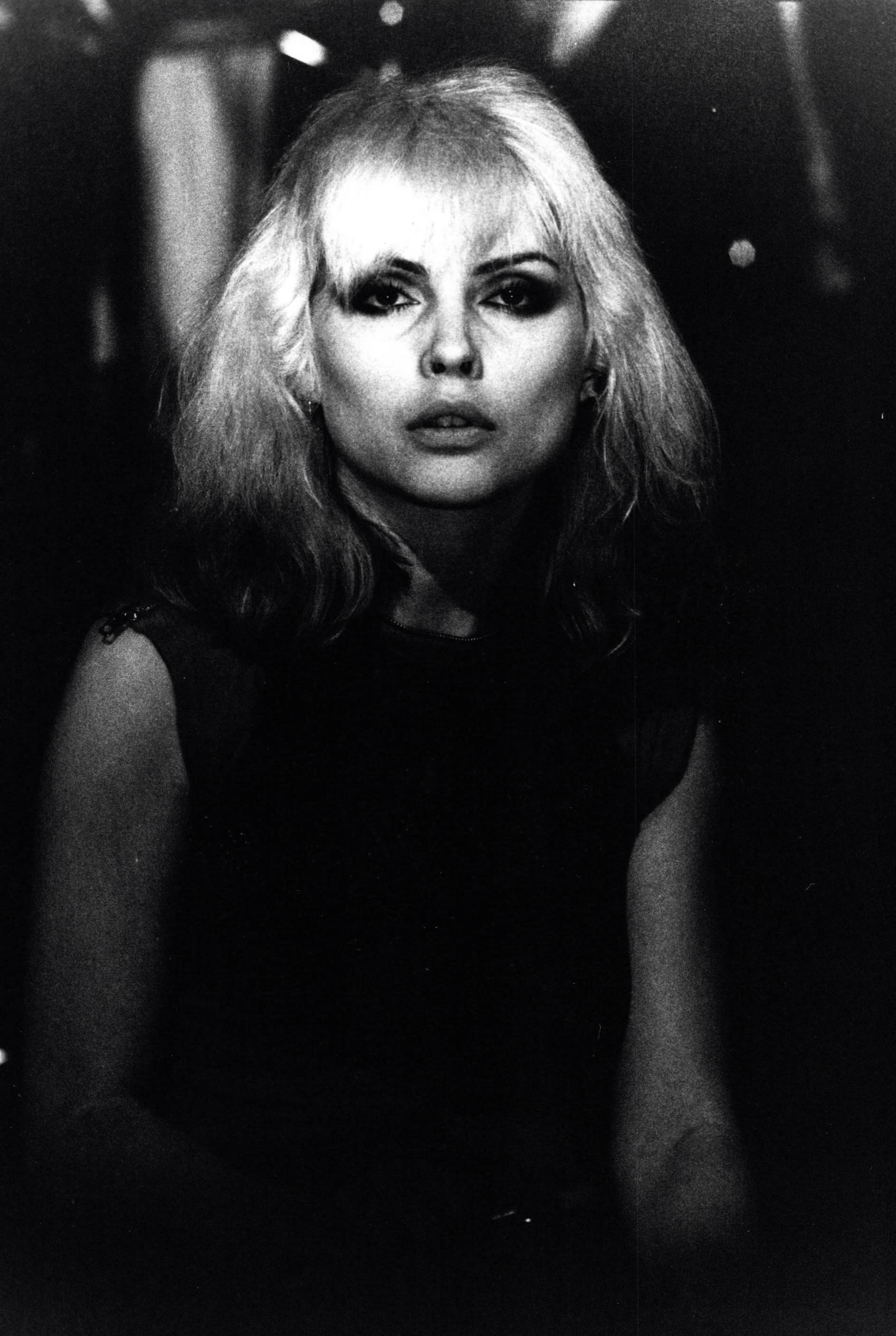 Paul Cox Black and White Photograph - Debbie Harry of Blondie Stunning Gaze Vintage Original Photograph