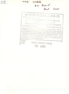The Cure Group Portrait III - Photographie d'origine vintage