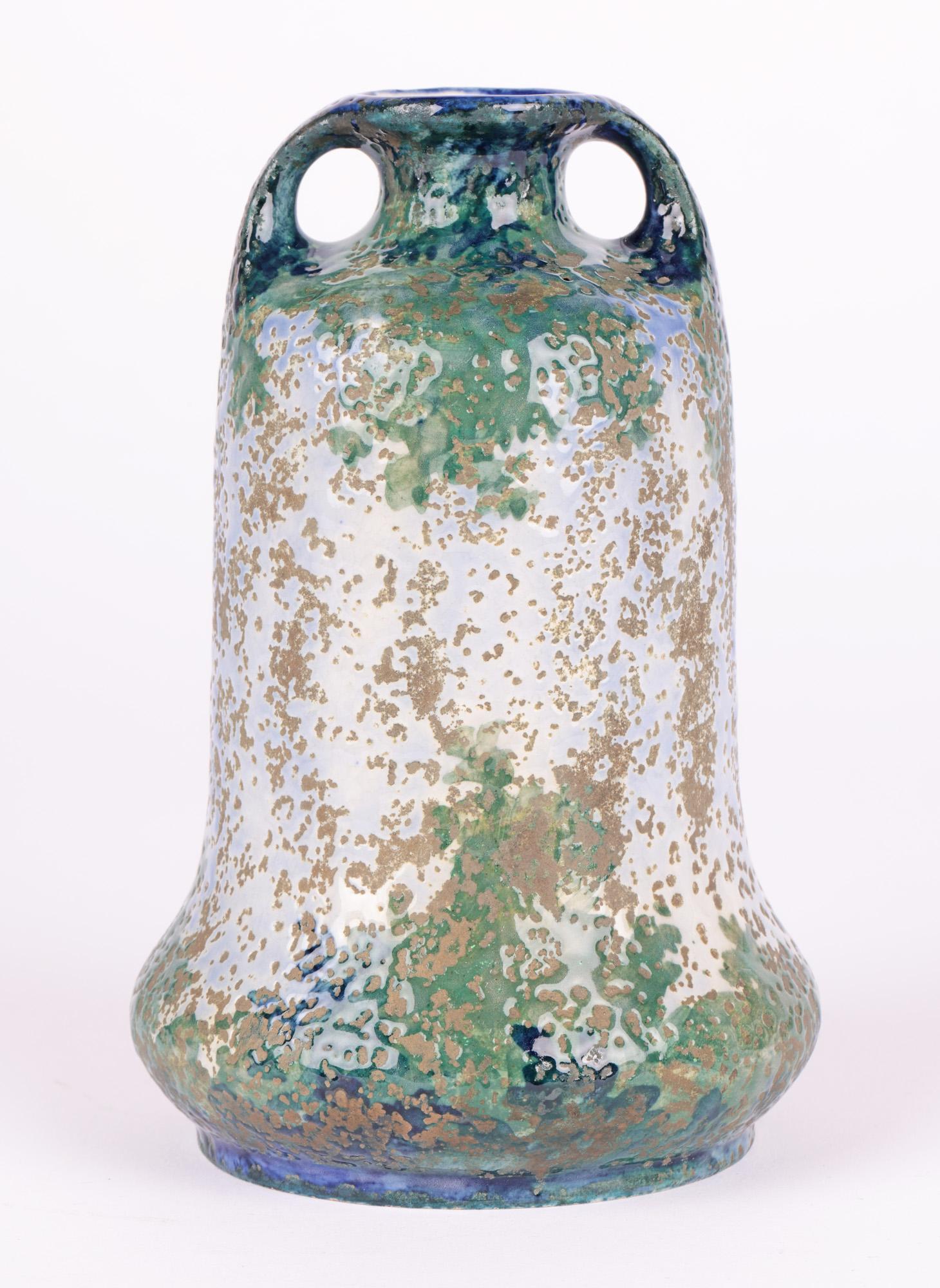 Paul Dachsel Bohemian Art Nouveau Stylized Tree Twin Handled Vase 5