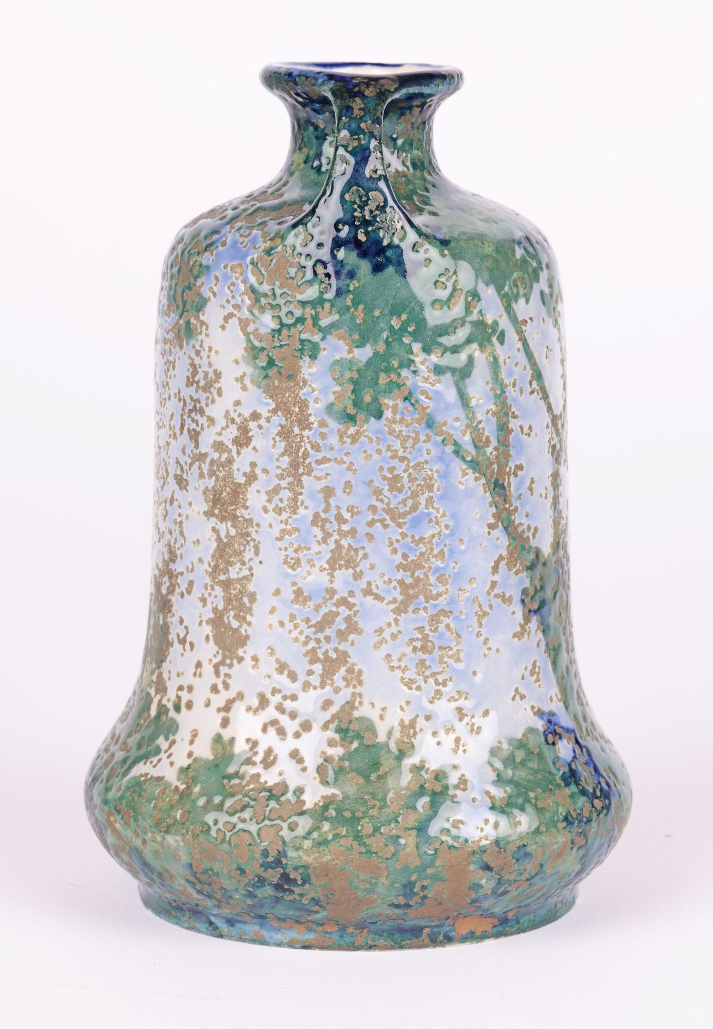 Paul Dachsel Bohemian Art Nouveau Stylized Tree Twin Handled Vase 7