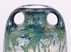 Paul Dachsel Vaso a due manici con albero stilizzato in stile boemo Art Nouveau