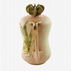 Antique Paul Dachsel for Riessner, Stellmacher and Kessel Amphora Porcelain Vase