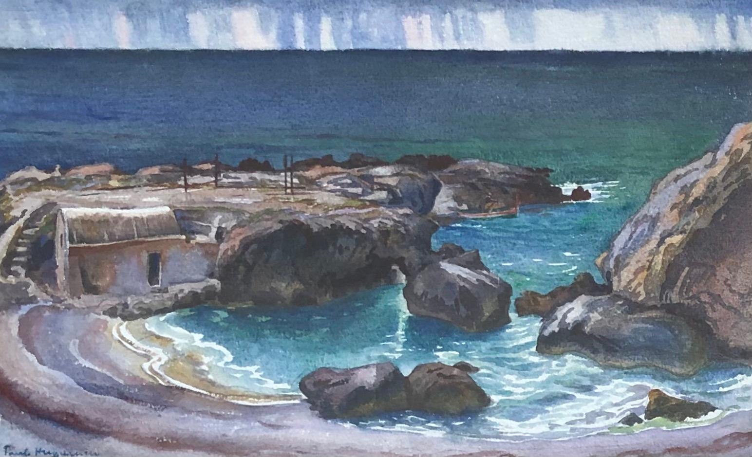 Paul Daniel Huguenin-Virchaux Landscape Painting - Capri