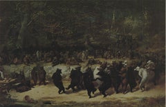 Paul Davis 'The Bear Dance...Or Wall Street Jubilee' 1983- Vintage