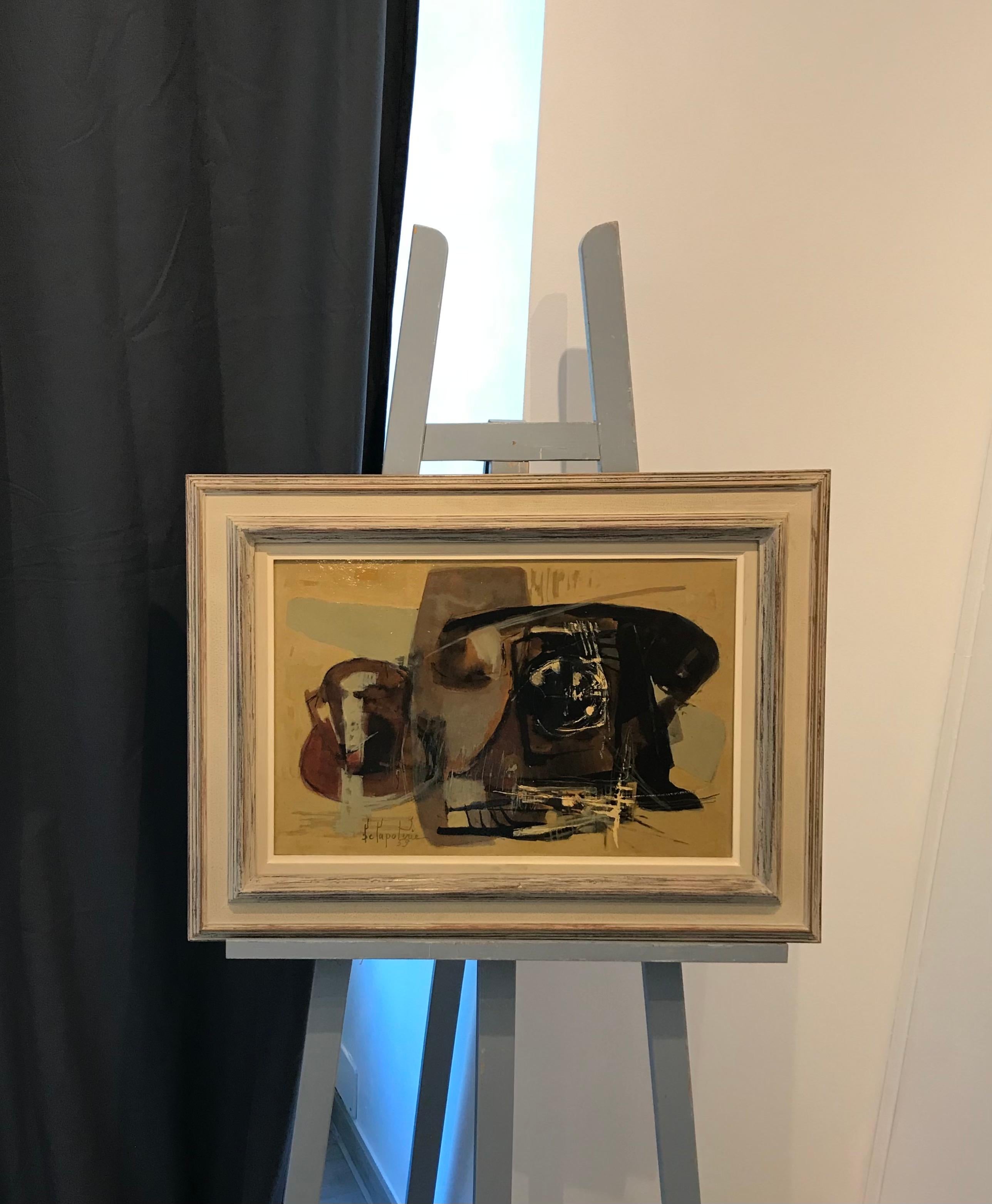 The phone - Painting by Paul Delapoterie