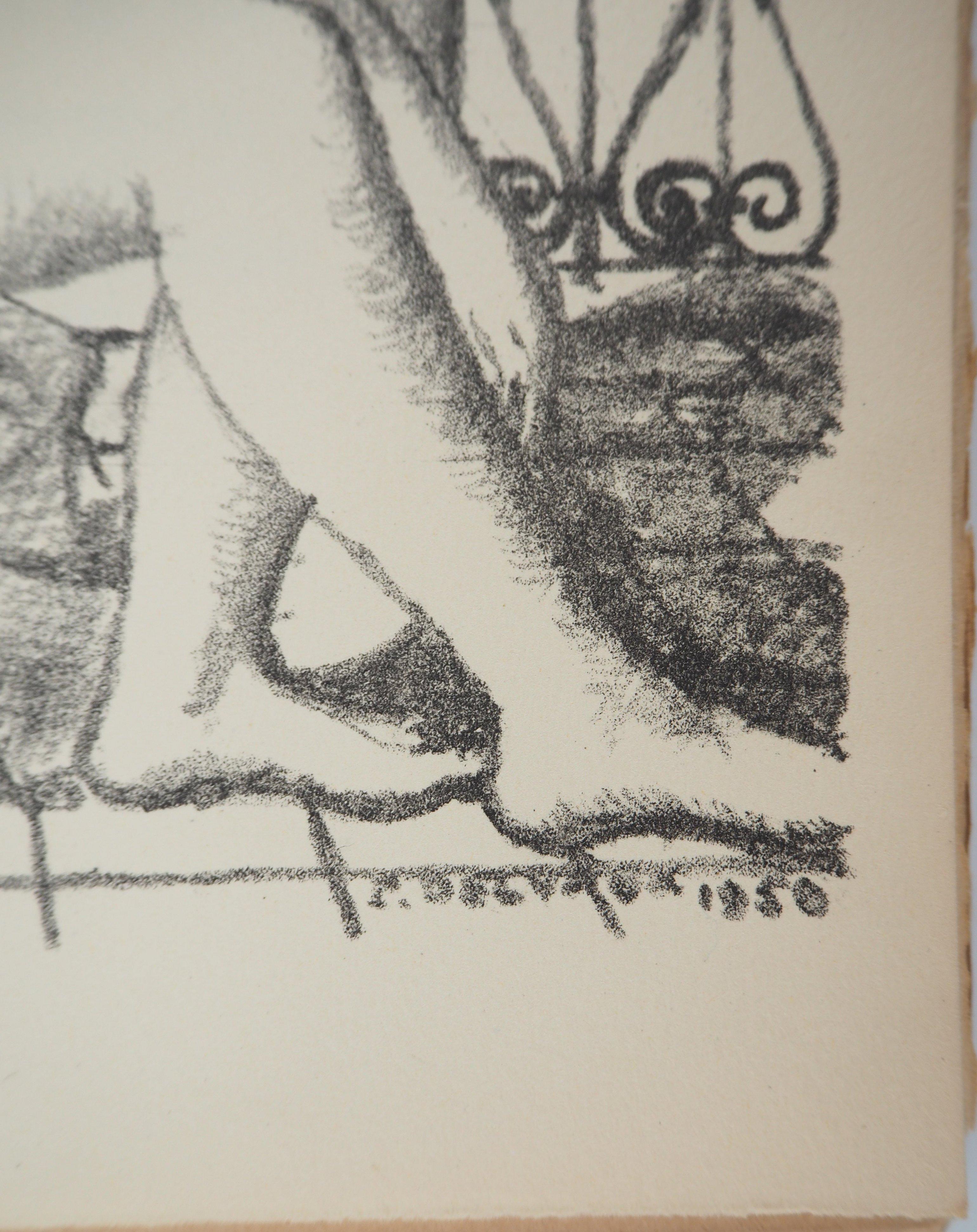 Paul Delvaux
Nudo sognante, 1950

Litografia originale (atelier Mourlot)
Firma stampata nella lastra
Su pergamena di Lana 19 x 13,6 cm (c. 8 x 5,5 in)

Condizioni eccellenti