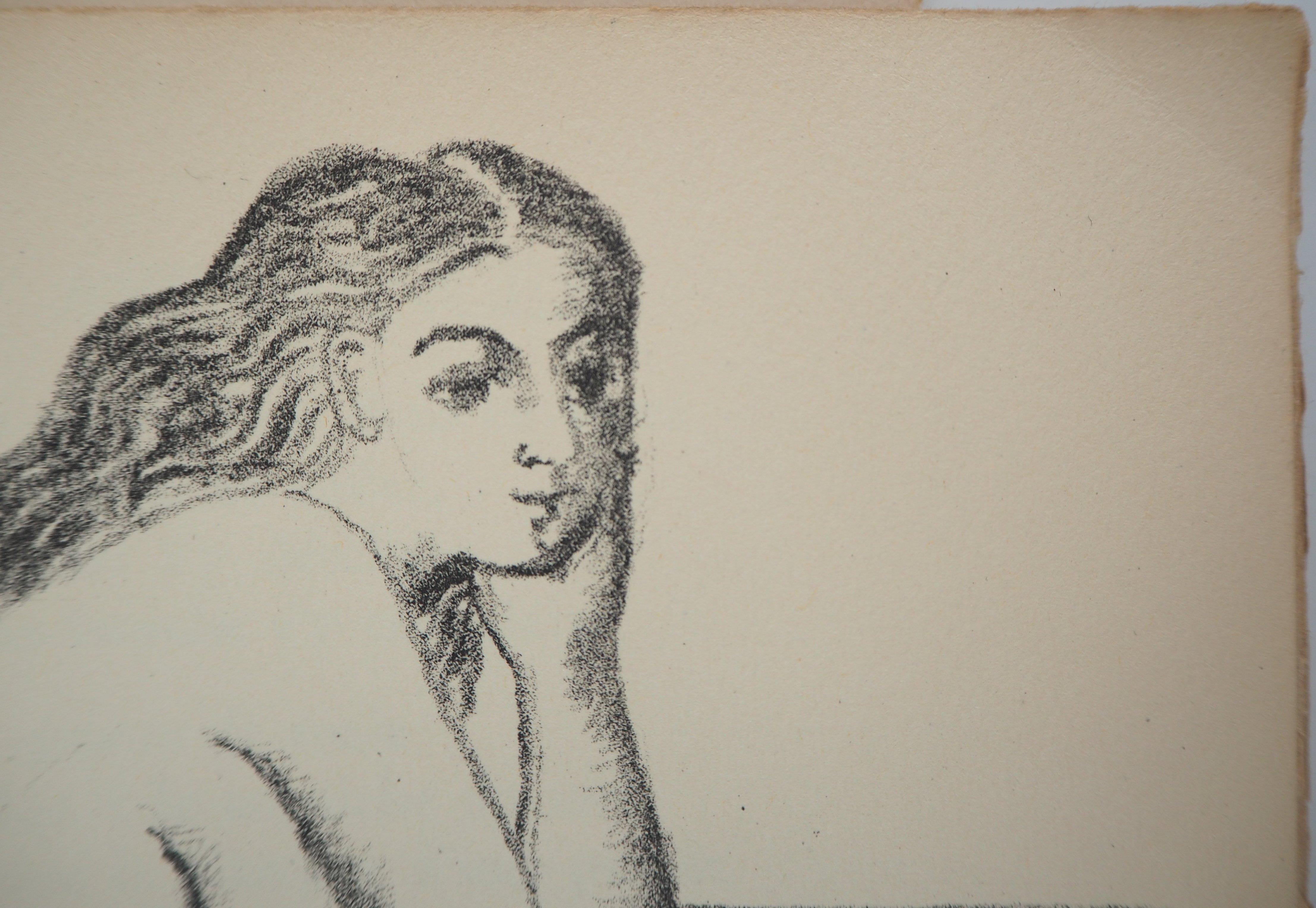 Nudo sognante - Litografia originale in vendita 1