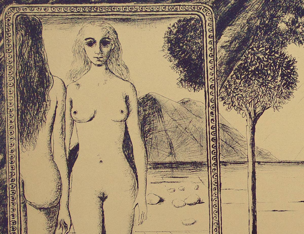 Cette lithographie originale en couleur est signée par l'artiste au crayon 