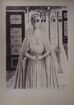 L'impératrice - Lithographie originale signée - 1974